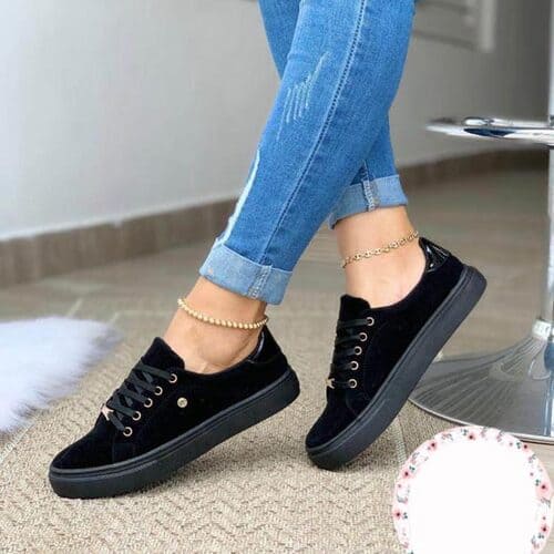 tenis negros para mujer por mayoreo