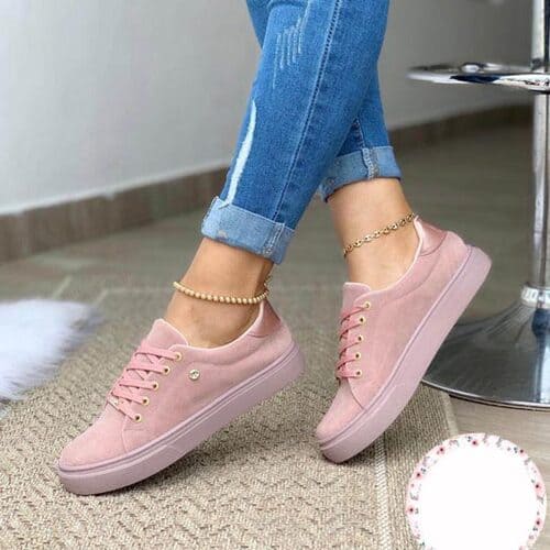 tenis rosados dama 2021